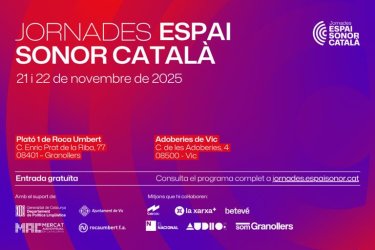 El futur del pòdcast en català es debat a les Jornades Espai Sonor Català